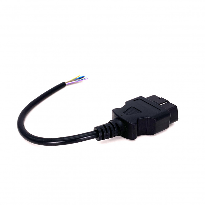 Штекер OBD2 (папа) с проводом